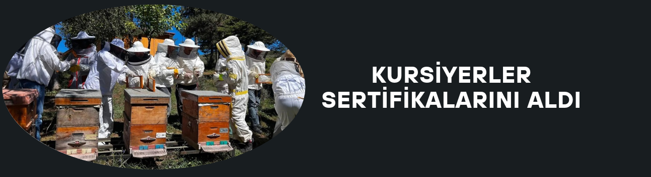 KURSİYERLER SERTİFİKALARINI ALDI