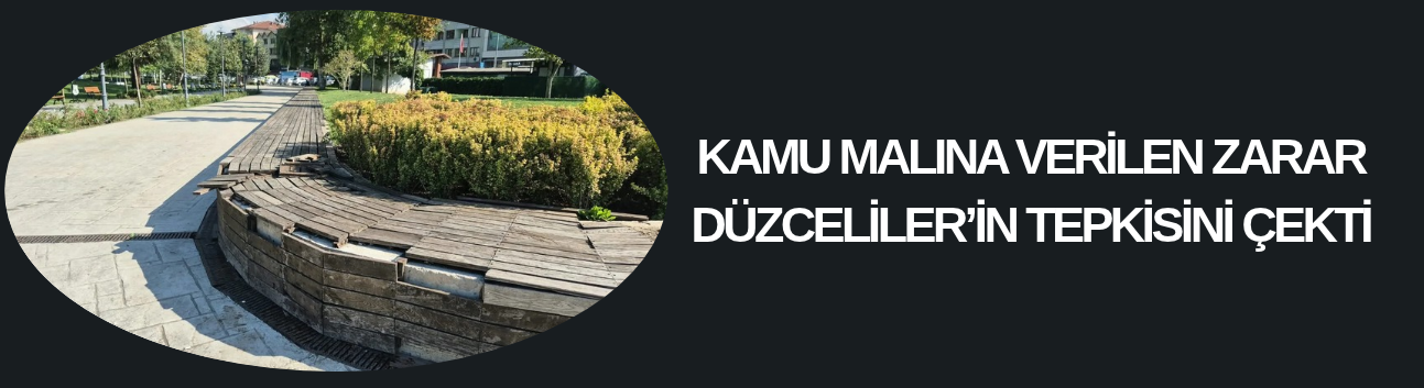 KAMU MALINA VERİLEN ZARAR DÜZCELİLERİN TEPKİSİNİ ÇEKTİ
